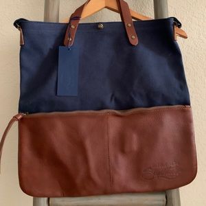 Red Bull Signature Series Leather Tote Bag